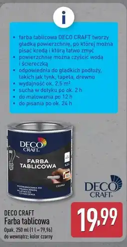ALDI DECO CRAFT Farba tablicowa oferta