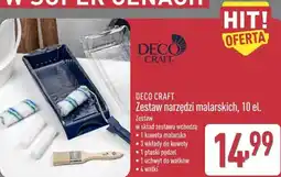 ALDI DECO CRAFT Zestaw narzędzi malarskich, 10 el oferta
