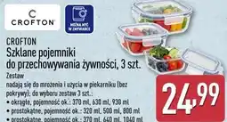 ALDI CROFTON Szklane pojemniki do przechowywania żywności, 3 szt oferta