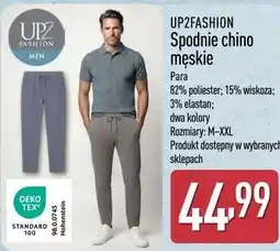ALDI Spodnie chino męskie UP2FASHION oferta