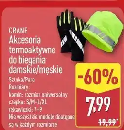 ALDI CRANE Akcesoria termoaktywne do biegania damskie/męskie oferta