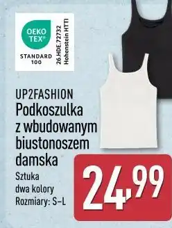 ALDI Podkoszulka z wbudowanym biustonoszem damska UP2FASHION oferta