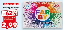 Kaufland Farby plakatowe 6 kolorów x oferta