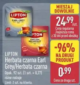 ALDI Liptom herbata Earl Grey oferta