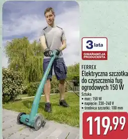 ALDI FERREX Elektryczna szczotka do czyszczenia fug ogrodowych 150 W oferta