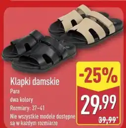 ALDI Klapki damskie oferta