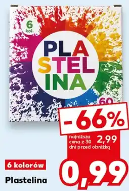 Kaufland Plastelina 6 kolorów oferta