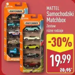 ALDI MATTEL Samochodziki Matchbox oferta