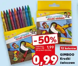 Kaufland GIMBOO Kredki świecowe 12 kolorów oferta