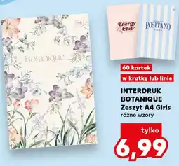 Kaufland INTERDRUK BOTANIQUE Zeszyt A4 Girls różne wzory oferta