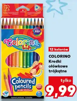 Kaufland COLORINO Kredki ołówkowe trójkątne 12 kolorów oferta