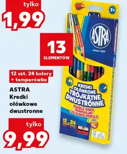 Kaufland ASTRA Kredki ołówkowe dwustronne oferta