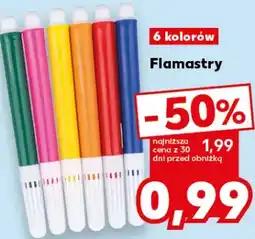 Kaufland Flamastry 6 kolorów oferta