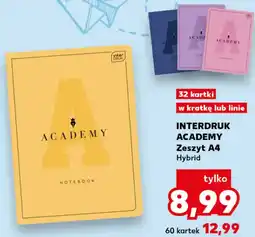 Kaufland INTERDRUK ACADEMY Zeszyt A4 Hybrid oferta