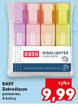 Kaufland EASY Zakreślacze pastelowe, 4 kolory oferta