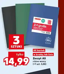 Kaufland Herlitz Zeszyt A5 oferta