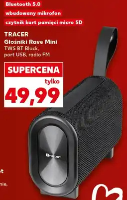 Kaufland TRACER Głośniki Rave Mini TWS BT Black oferta