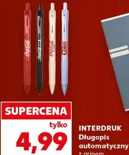 Kaufland INTERDRUK Długopis automatyczny z gripem oferta