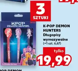 Kaufland K-POP DEMON HUNTERS Długopisy wymazywalne oferta