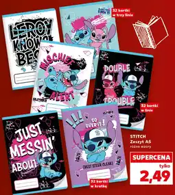 Kaufland Zeszyt A5 STITCH oferta