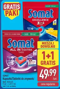ALDI SOMAT Kapsułki/Tabletki do zmywarki oferta