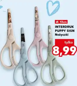 Kaufland INTERDRUK PUPPY SIGN Nożyczki oferta