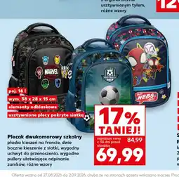 Kaufland Plecak dwukomorowy szkolny oferta