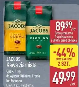 ALDI Jacobs Kawa ziarnista oferta