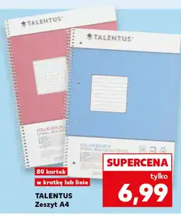 Kaufland TALENTUS Zeszyt A4 oferta