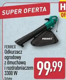 ALDI FERREX Odkurzacz ogrodowy z dmuchawą i rozdrabniaczem 3300 W oferta