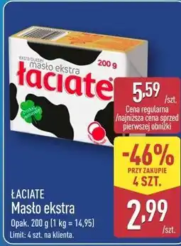 ALDI ŁACIATE Masło ekstra oferta