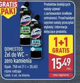 ALDI Domestos Żel do WC zero kamienia oferta