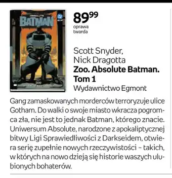 Komiks Zoo. Absolute Batman. Tom 1 Egmont