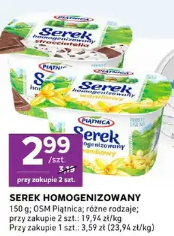 Stokrotka Serek homogenizowany waniliowy Piątnica oferta