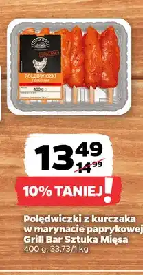 Netto Polędwiczki z kurczaka w marynacie paprykowej Grill Bar Sztuka Mięsa oferta