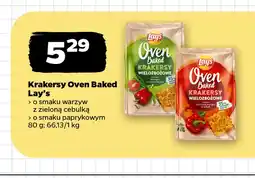 Netto Krakersy Oven Baked Lay's o smaku warzyw z zieloną cebulką oferta
