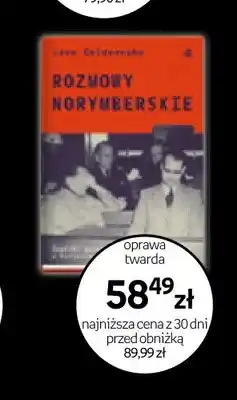 Empik Książka Rozmowy norymberskie Leon Goldensohn oferta