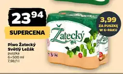 Netto Piwo Žatecký Světlý Ležák 6-pak oferta
