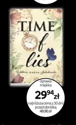 Empik Książka Time of Lies oferta
