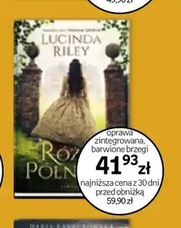 Empik Książka Róża północy Lucinda Riley oprawa zintegrowana barwione brzegi oferta