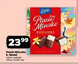 Netto Ptasie Mleczko waniliowe w czekoladzie deserowej E.Wedel oferta