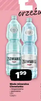 Netto Woda mineralna gazowana Cisowianka oferta