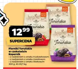 Netto Pierniki Toruńskie w czekoladzie z nadzieniem o smaku truskawkowym Kopernik oferta