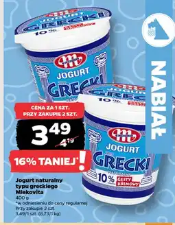 Netto Jogurt naturalny typu greckiego Mlekovita oferta