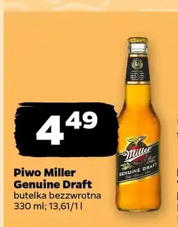 Netto Piwo Miller Genuine Draft oferta