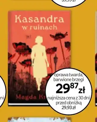 Książka Kasandra w ruinach Magda Knedler oprawa twarda barwione brzegi