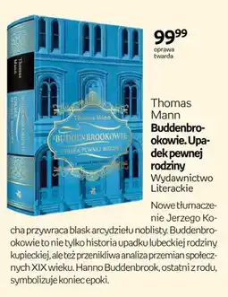 Empik Książka Buddenbrookowie. Upadek pewnej rodziny Thomas Mann oferta
