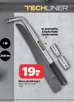 Netto Klucz do kół typ L Techliner oferta