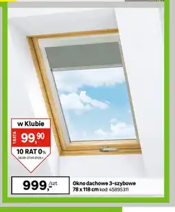 Leroy Merlin Okno dachowe 3-szybowe oferta