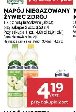 Stokrotka Napój niegazowany Żywiec Zdrój z nutą jabłka oferta